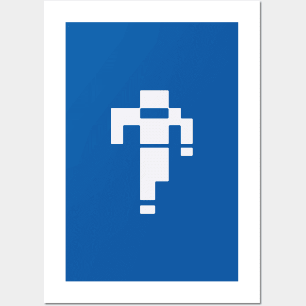 Running Man Player One Wall Art by Uri_the_Red